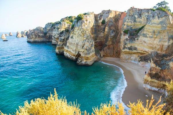 Quarteira Beach Bagian luar foto